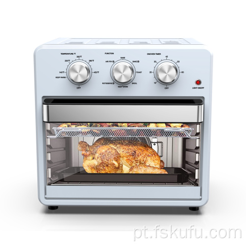 Forno de torradas para fritar com controle de temporizador